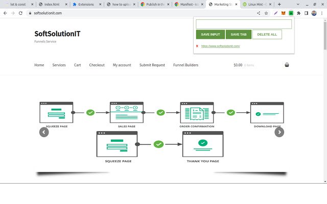 保存来自 Chrome 网上应用店的浏览 URL，以便与 OffiDocs Chromium 在线运行