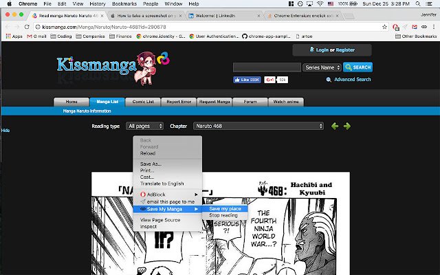 Speichern Sie „My Manga“ aus dem Chrome Web Store, um es mit OffiDocs Chromium online auszuführen