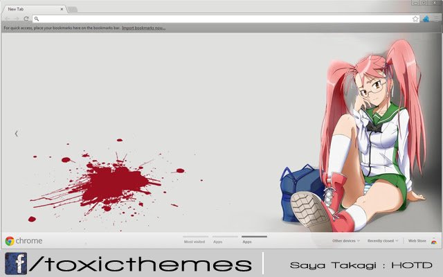 Saya Takagi HOTD  from Chrome web store to be run with OffiDocs Chromium online