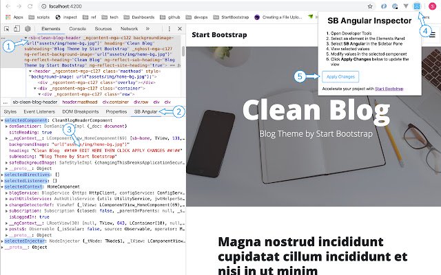 SB Angular Inspector  from Chrome web store to be run with OffiDocs Chromium online