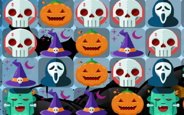 Scary Halloween Match 3  from Chrome web store to be run with OffiDocs Chromium online