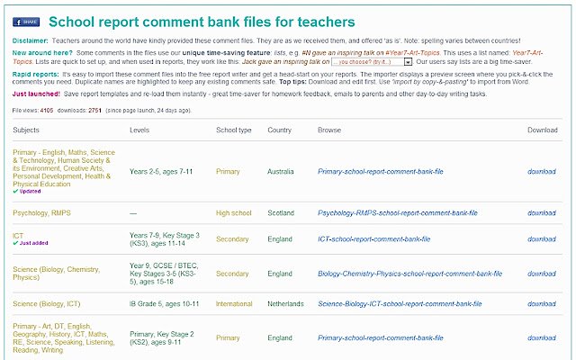 School Report Writer .com  from Chrome web store to be run with OffiDocs Chromium online