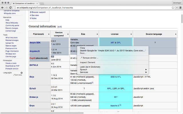 Scraper  from Chrome web store to be run with OffiDocs Chromium online