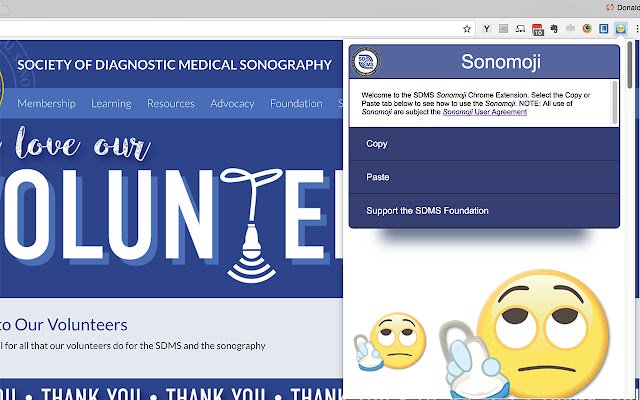 ক্রোম ওয়েব স্টোর থেকে SDMS Sonomoji অনলাইনে OffiDocs Chromium-এর সাথে চালানো হবে