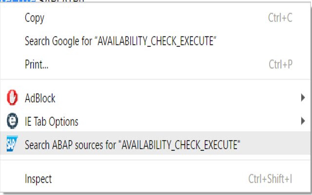 SearchABAPSources de la boutique en ligne Chrome à exécuter avec OffiDocs Chromium en ligne