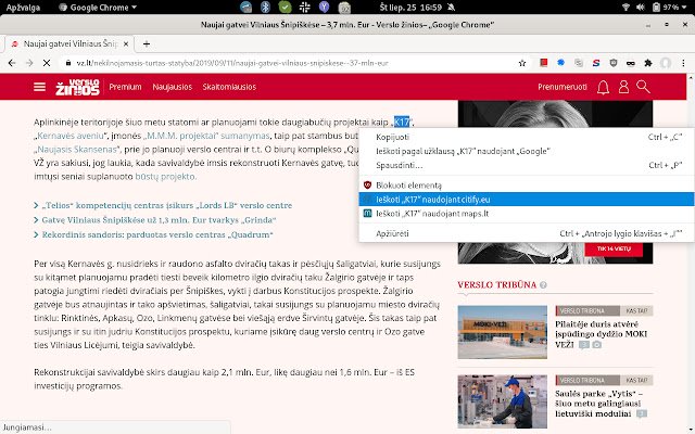 Search citify.eu Context Menu  from Chrome web store to be run with OffiDocs Chromium online