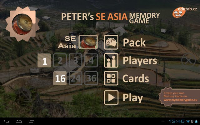 SE ASIA Memory Game  from Chrome web store to be run with OffiDocs Chromium online