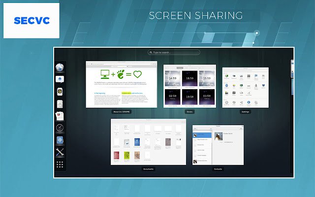 SECVC SCREEN SHARING  from Chrome web store to be run with OffiDocs Chromium online