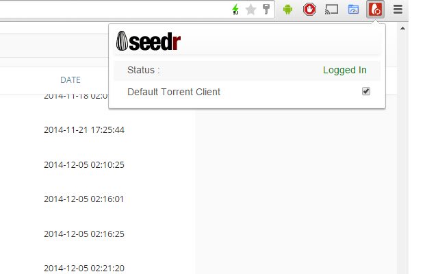 Seedr de Chrome web store para ejecutarse con OffiDocs Chromium en línea