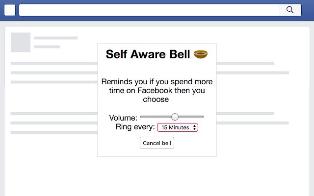 Self Aware Bell  from Chrome web store to be run with OffiDocs Chromium online