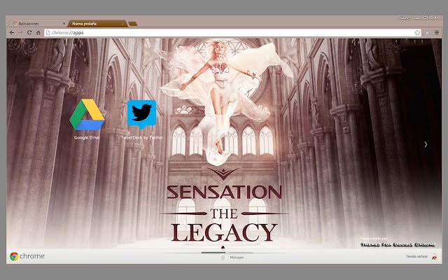 Sensation The Legacy  from Chrome web store to be run with OffiDocs Chromium online