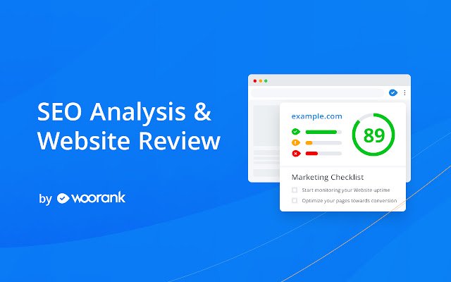 SEO Analysis  Website Review by WooRank  from Chrome web store to be run with OffiDocs Chromium online