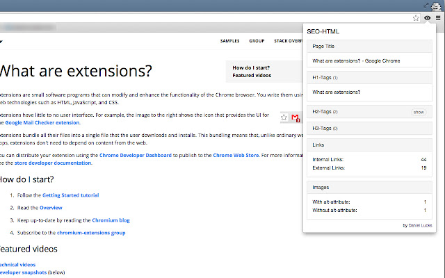 Chrome web mağazasından SEO HTML'si OffiDocs Chromium çevrimiçi ile çalıştırılacak