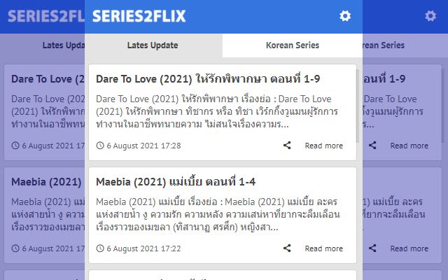 Series2Flix Latest News Update  from Chrome web store to be run with OffiDocs Chromium online