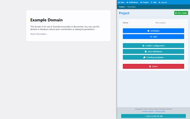 Serritor Cloud dari toko web Chrome untuk dijalankan dengan OffiDocs Chromium online