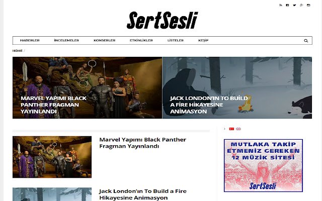 Sert Sesli  from Chrome web store to be run with OffiDocs Chromium online