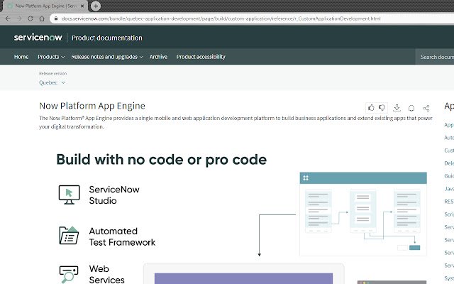 ServiceNow Doc Link Grabber aus dem Chrome Web Store zur Ausführung mit OffiDocs Chromium online