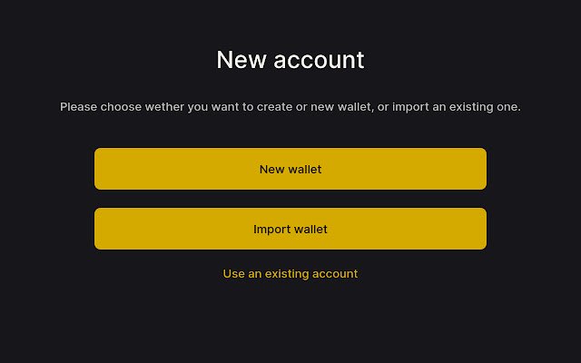 Sesame wallet  from Chrome web store to be run with OffiDocs Chromium online