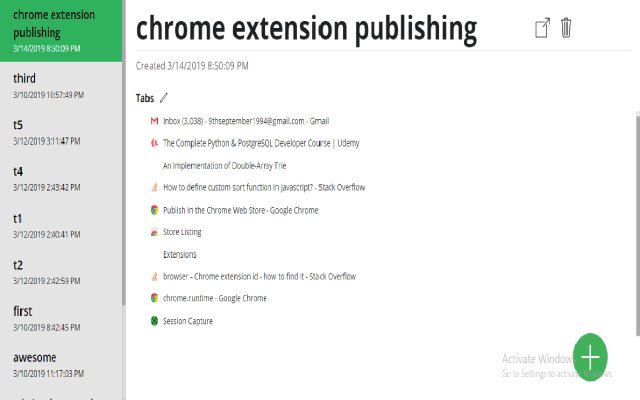 Session Capture  from Chrome web store to be run with OffiDocs Chromium online