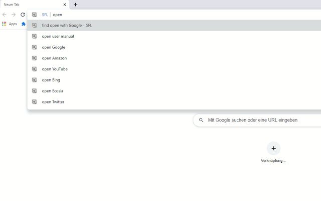 SFL  from Chrome web store to be run with OffiDocs Chromium online