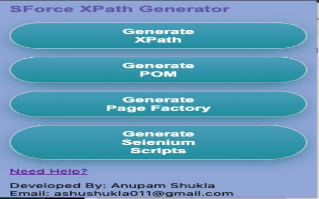 SForce XPath Generator  from Chrome web store to be run with OffiDocs Chromium online