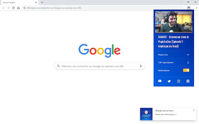 Makluman Langsung Shaunz daripada kedai web Chrome untuk dijalankan dengan OffiDocs Chromium dalam talian