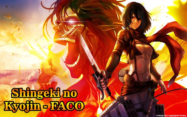 Shingeki no Kyojin  from Chrome web store to be run with OffiDocs Chromium online