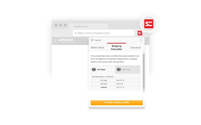 ShippingCart Shop Assist dal Chrome Web Store da eseguire con OffiDocs Chromium online