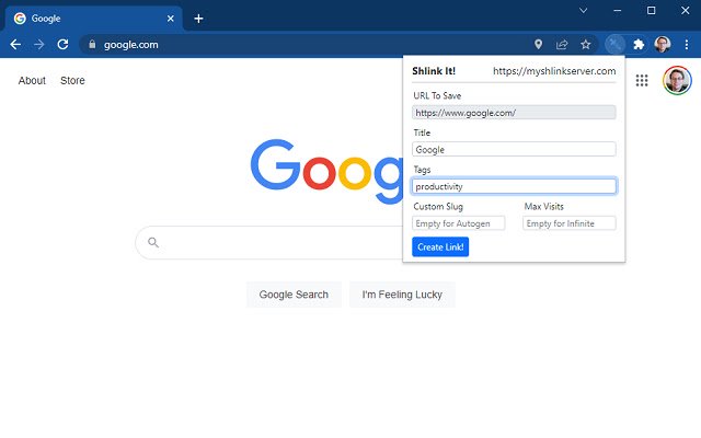 Shlink It!  from Chrome web store to be run with OffiDocs Chromium online