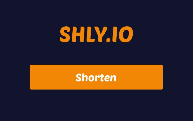 Shly-Shortener-Link aus dem Chrome Web Store zur Ausführung mit OffiDocs Chromium online