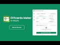 Shopify Giftcards Maker  from Chrome web store to be run with OffiDocs Chromium online