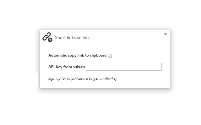 Short links service  from Chrome web store to be run with OffiDocs Chromium online