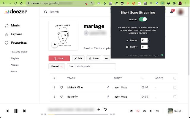 Penstriman Lagu Pendek dari kedai web Chrome untuk dijalankan dengan OffiDocs Chromium dalam talian