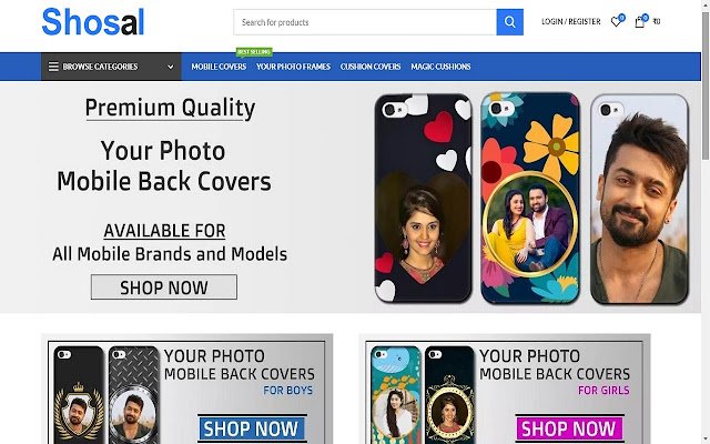 Shosal Mobile Back Covers  from Chrome web store to be run with OffiDocs Chromium online