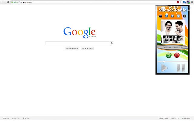 Silence Radio  from Chrome web store to be run with OffiDocs Chromium online