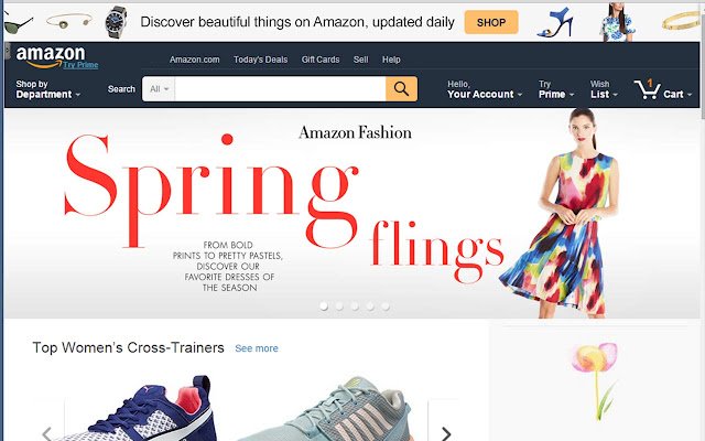 Simple Amazon Button  from Chrome web store to be run with OffiDocs Chromium online