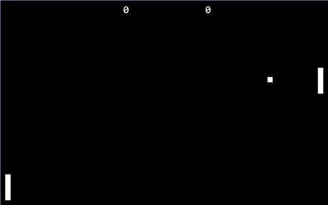 Simple PONG  from Chrome web store to be run with OffiDocs Chromium online