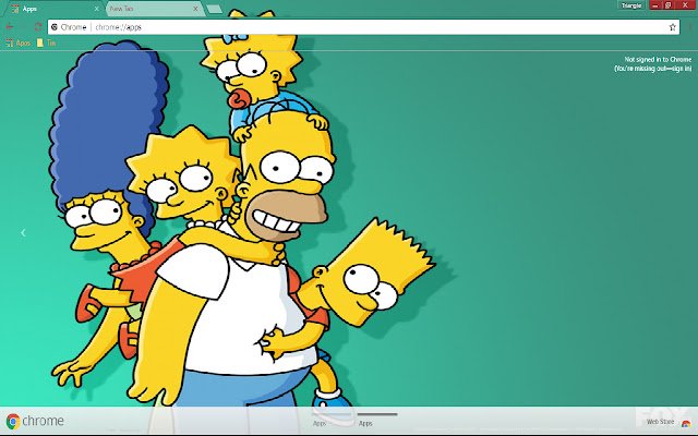 Simpsons family 1920*1080  from Chrome web store to be run with OffiDocs Chromium online