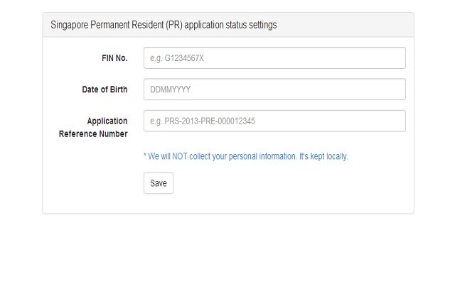 Singapore PR Application Status Quick Check  from Chrome web store to be run with OffiDocs Chromium online