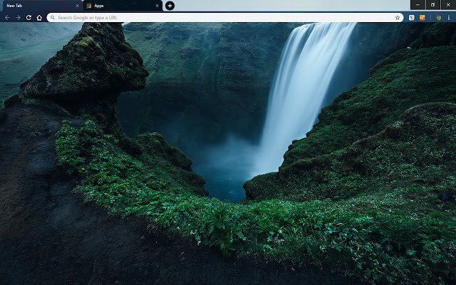 Skogafoss Waterfall  from Chrome web store to be run with OffiDocs Chromium online