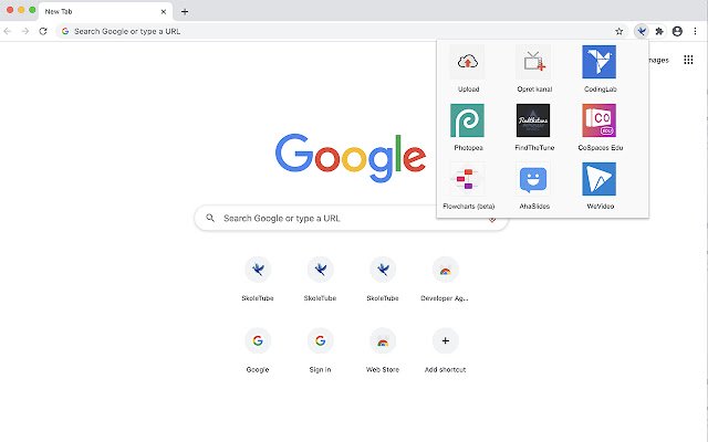 Skoletube van de Chrome-webwinkel om te worden uitgevoerd met OffiDocs Chromium online