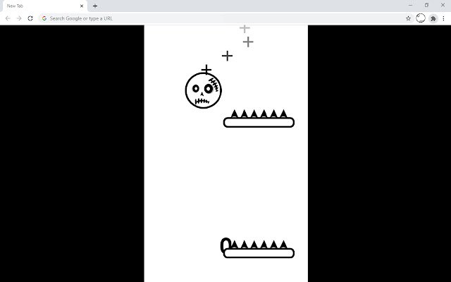 Skull Fall Platform Game  from Chrome web store to be run with OffiDocs Chromium online