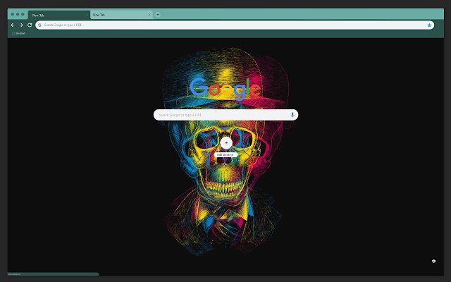 Skull mask abstraction  from Chrome web store to be run with OffiDocs Chromium online