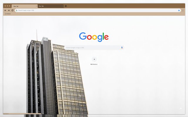 Pencakar langit dengan jendela dari toko web Chrome akan dijalankan dengan OffiDocs Chromium online