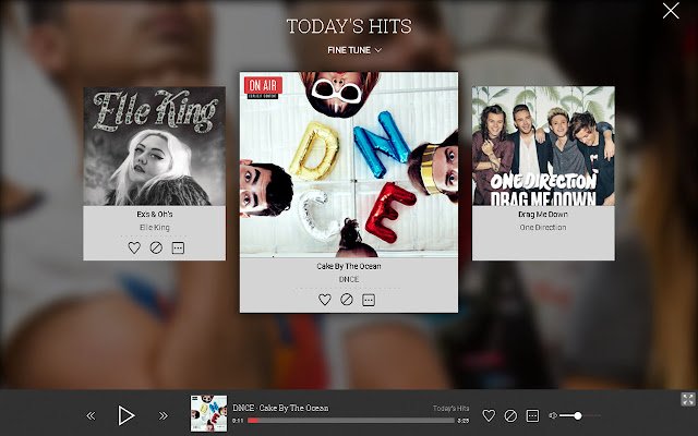 Slacker Radio  from Chrome web store to be run with OffiDocs Chromium online