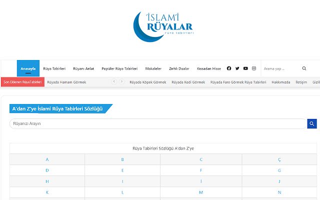 İslami Rüya Tabirleri  from Chrome web store to be run with OffiDocs Chromium online