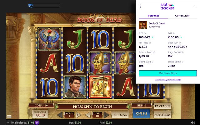 Slot Tracker  from Chrome web store to be run with OffiDocs Chromium online