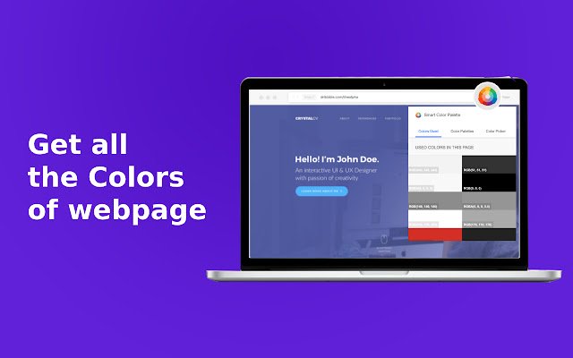 Smart Color Palette  from Chrome web store to be run with OffiDocs Chromium online