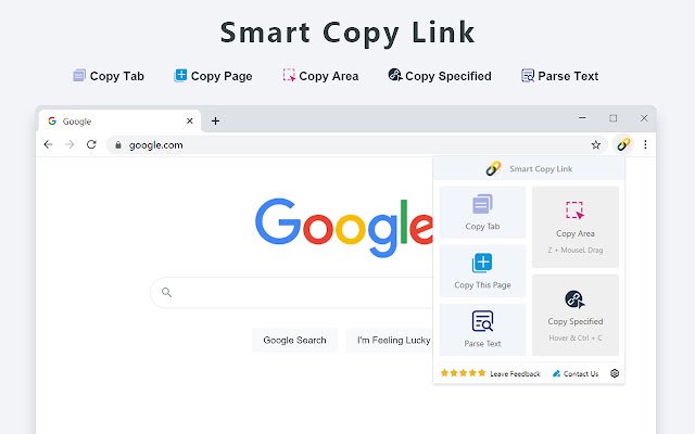 Smart Copy Link  from Chrome web store to be run with OffiDocs Chromium online