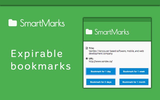 SmartMarks  from Chrome web store to be run with OffiDocs Chromium online